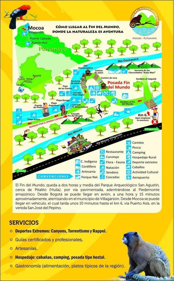 Posada Fin Del Mundo Mocoa Esterno foto